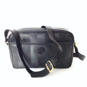 Fendi Vintage Camera Pequin Crossbody Bag